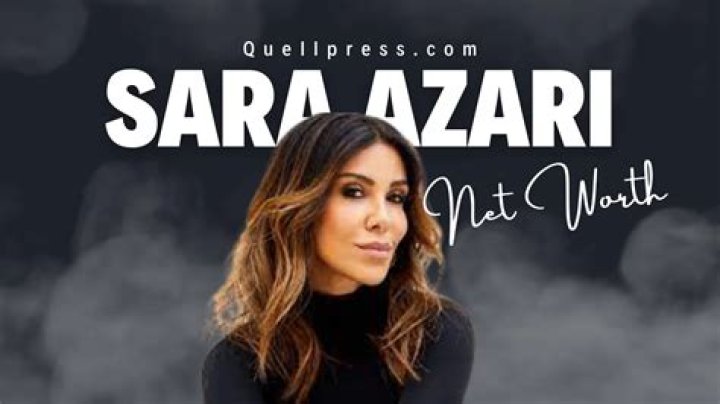 Sara Azari biografía, edad, altura, esposa, net worth, familia